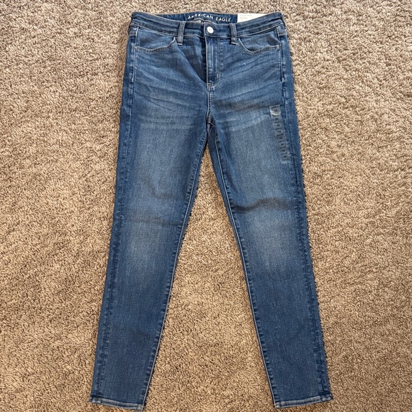 American Eagle Outfitters Denim - American Eagle Outfitters Women's Dark Blue Skinny Jeans
